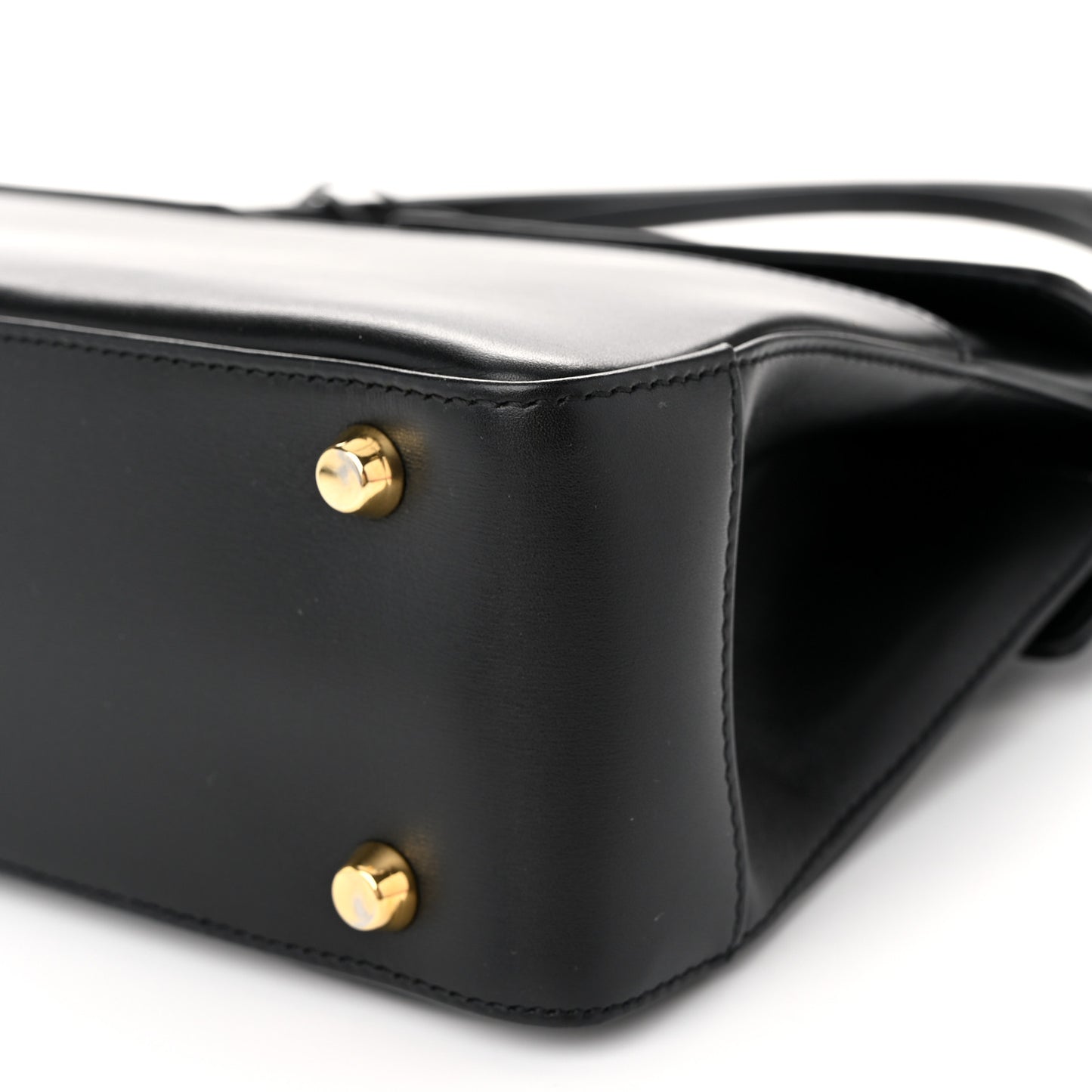 Smooth Calfskin Parisienne Bag Black