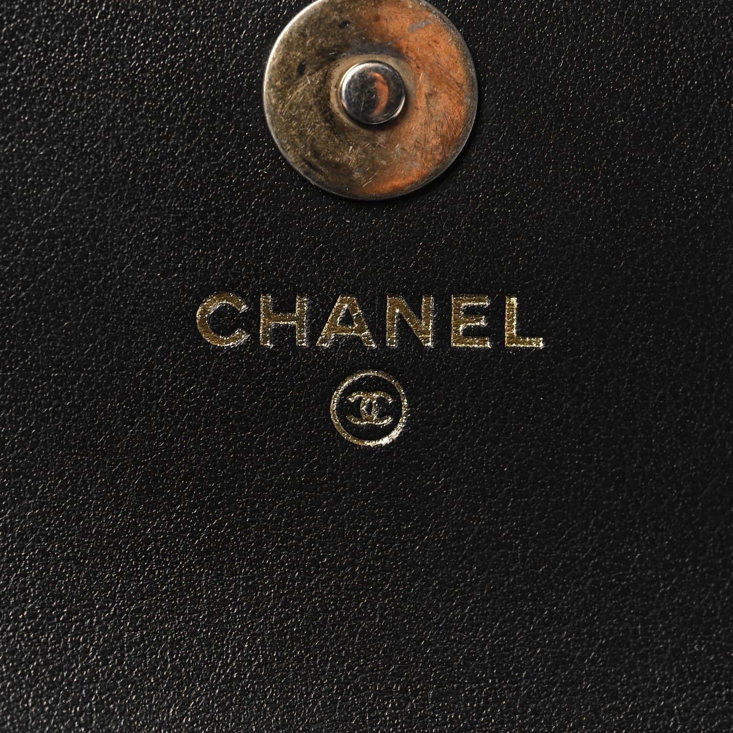Chanel Caviar Quilted Dynasty Flap Phone Holder With Chain Black 6 of 11
