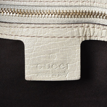 Gucci Monogram Large Horsebit Chain Hobo Off White 6 of 16