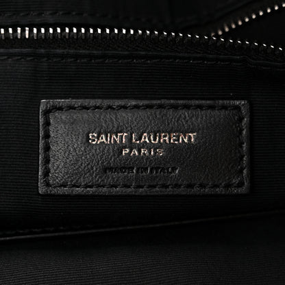 Saint Laurent Crinkled Calfskin Matelasse Monogram Niki Shoulder Bag Black 6 of 12