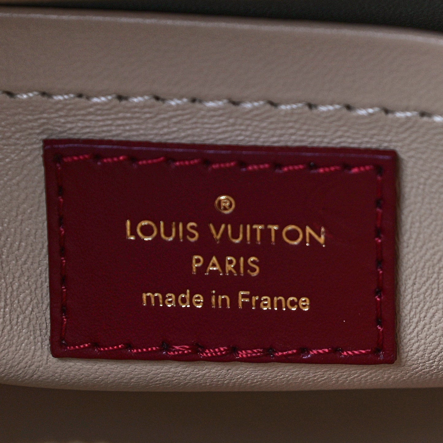 Lambskin Malletage Mini Dora Carmine