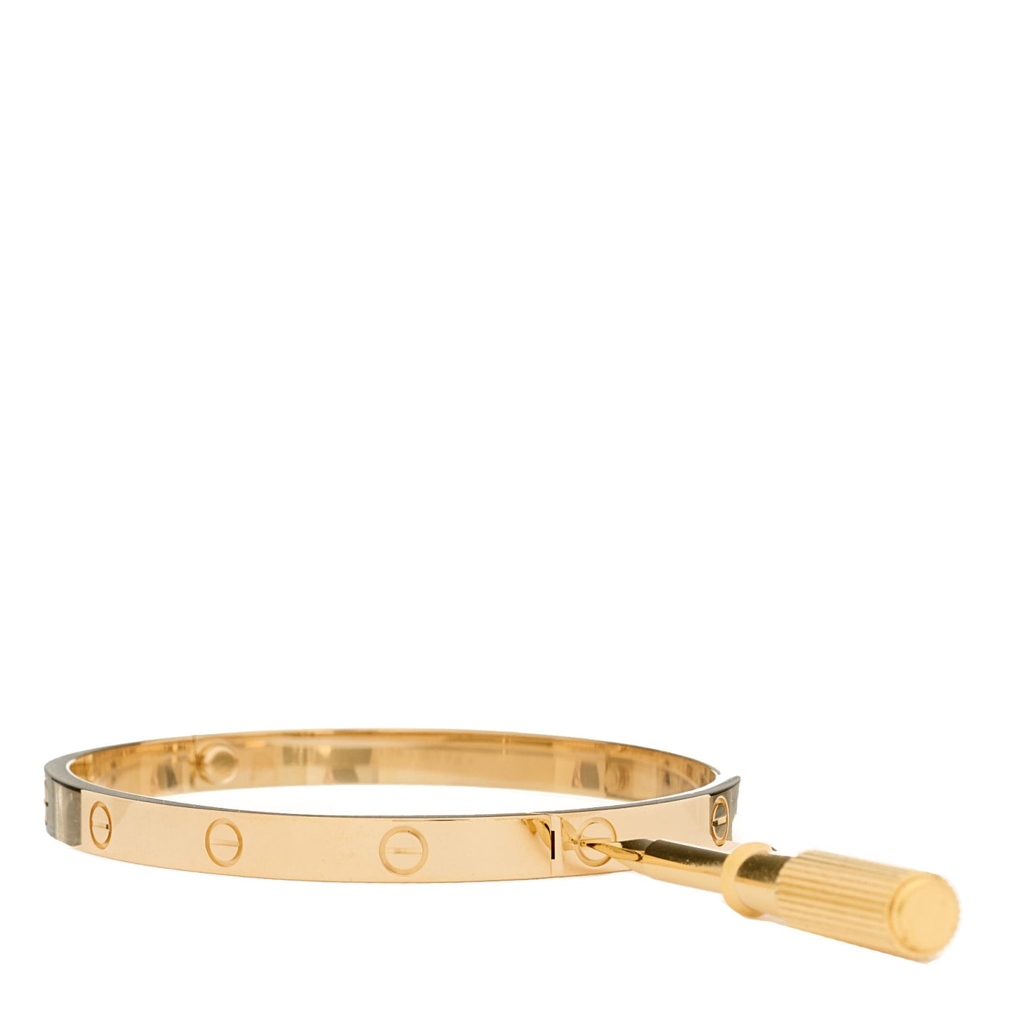 18K Yellow Gold Medium LOVE Bracelet 17