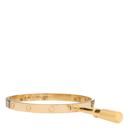 Cartier 18K Yellow Gold Medium LOVE Bracelet 17 8 of 9