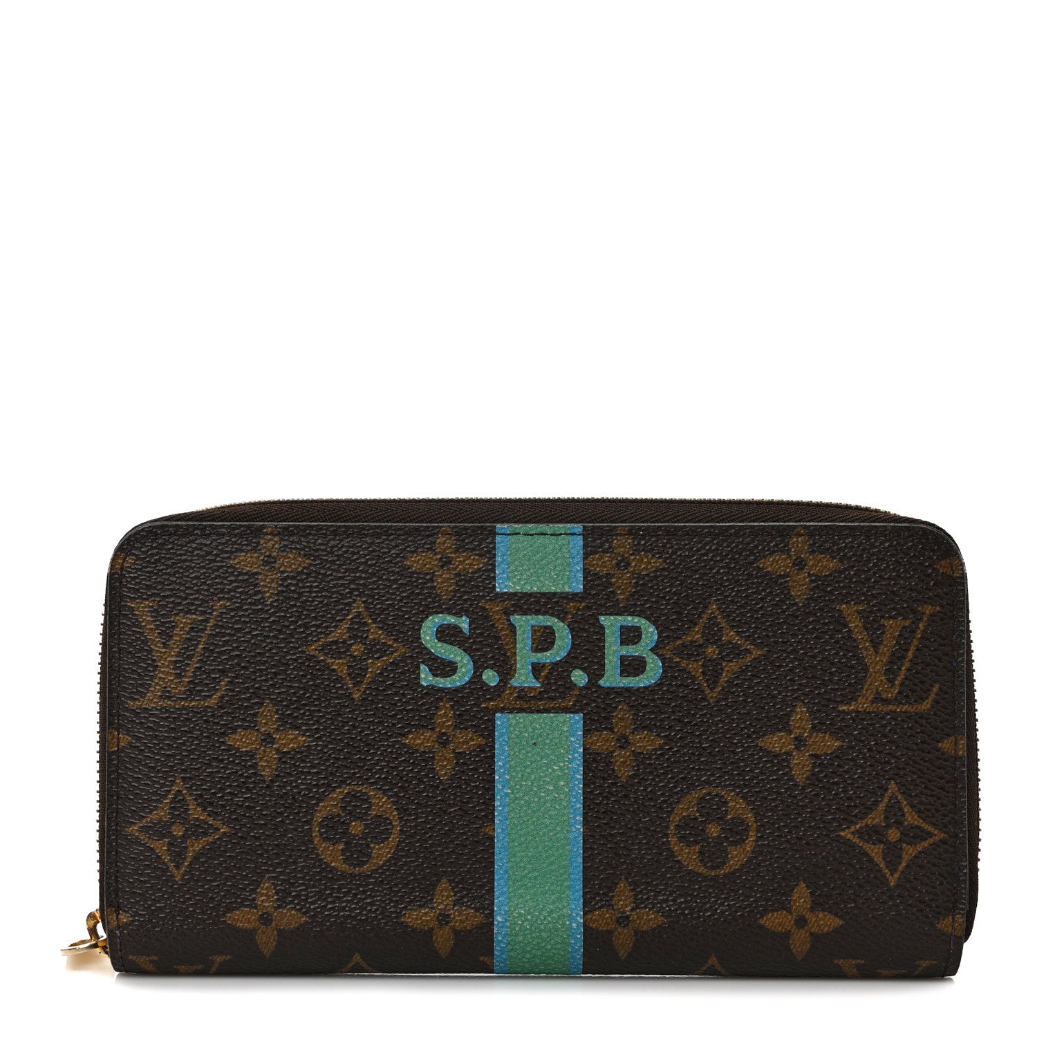 Louis Vuitton Monogram My LV Heritage Zippy Organizer Wallet Bleu Marine Bleu Vert 1 of 6