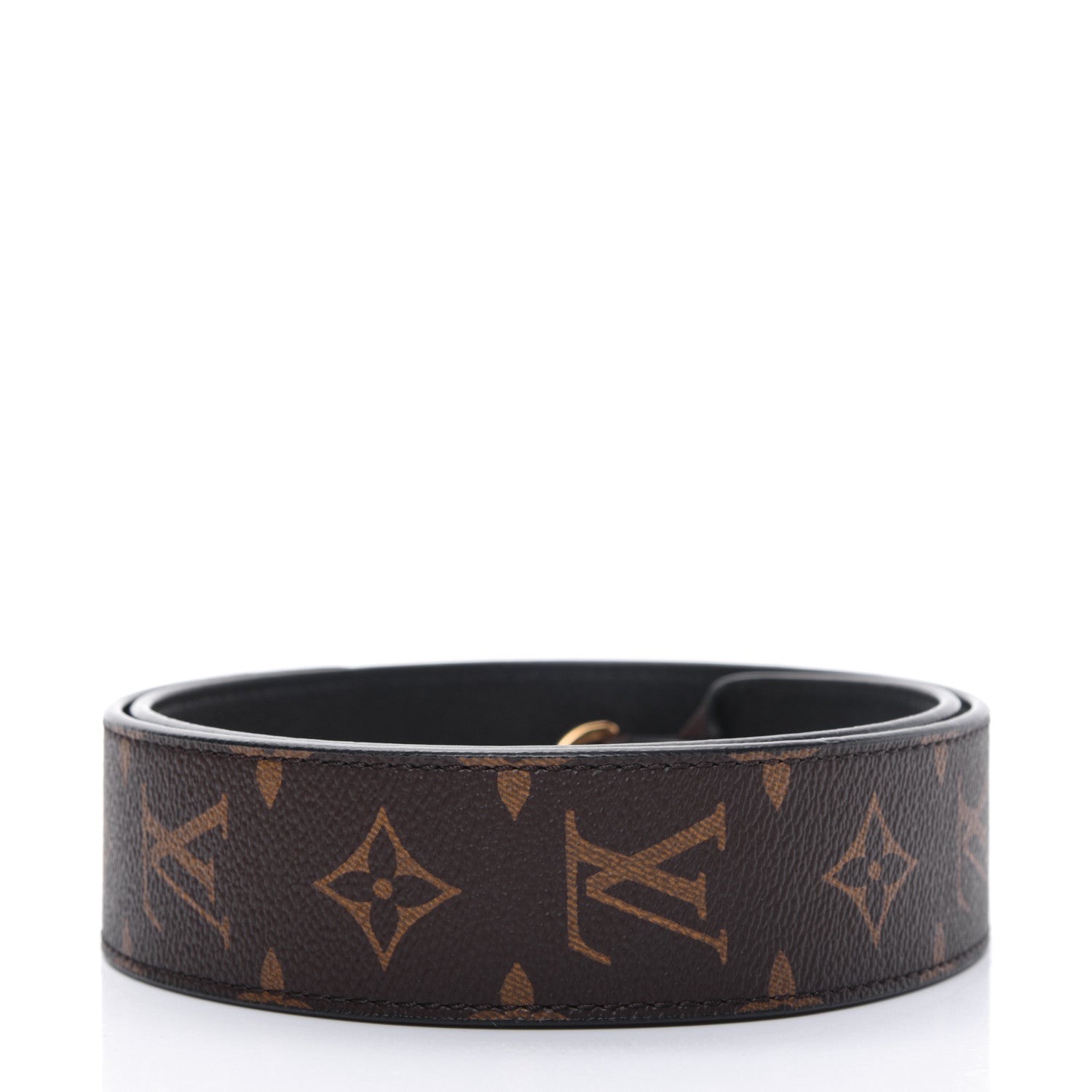 Louis Vuitton Monogram Bandouliere Shoulder Strap Black 2 of 5