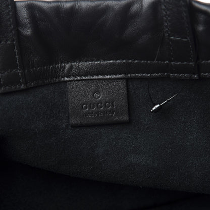 Gucci Calfskin Coco Capitan Logo Drawstring Backpack Black 7 of 9
