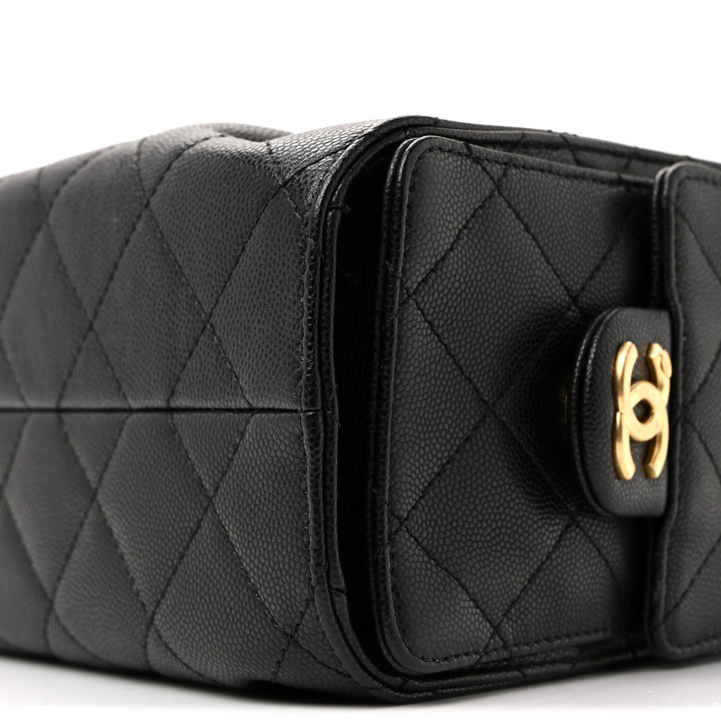 Caviar Quilted Mini Chanel 25 Handbag Black