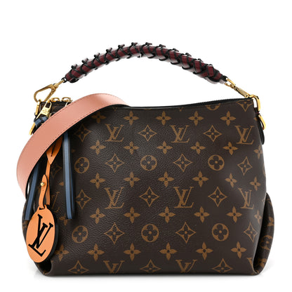 Louis Vuitton Monogram Beaubourg Hobo Mini Bordeaux Red Peach Safran Jean Blue 1 of 11
