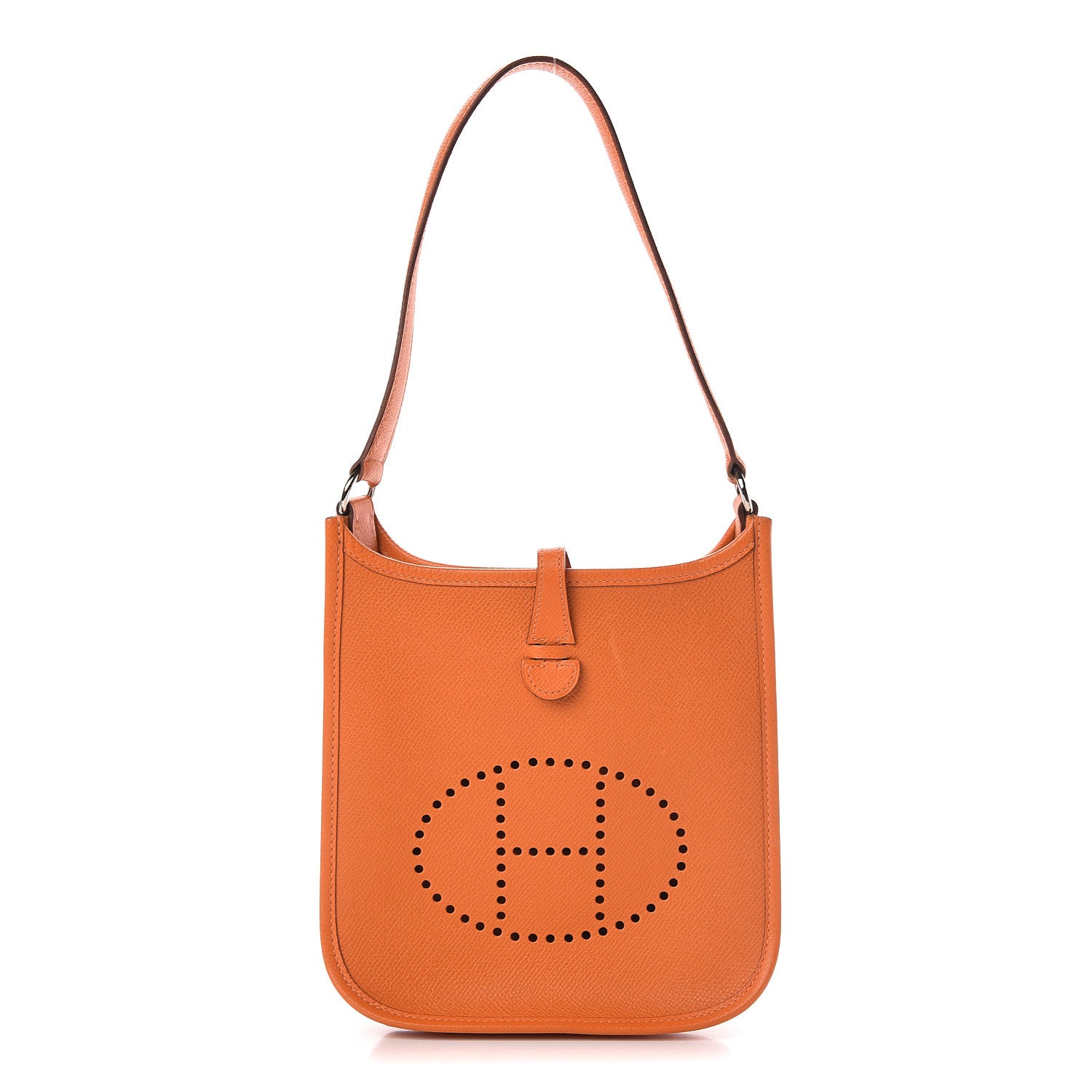 Hermes Epsom Evelyne Short Strap TPM Orange 1 of 11