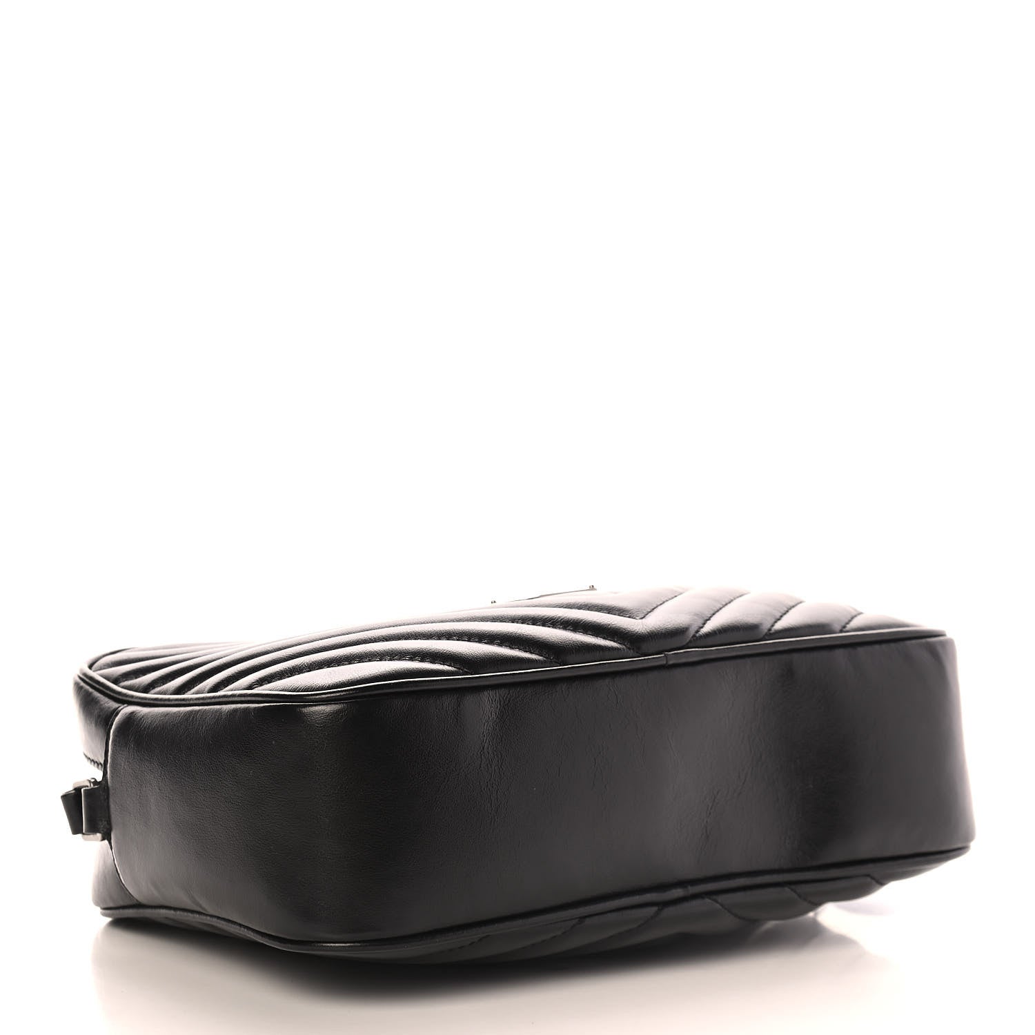 Saint Laurent Calfskin Matelasse Monogram Lou Camera Bag Black 4 of 9