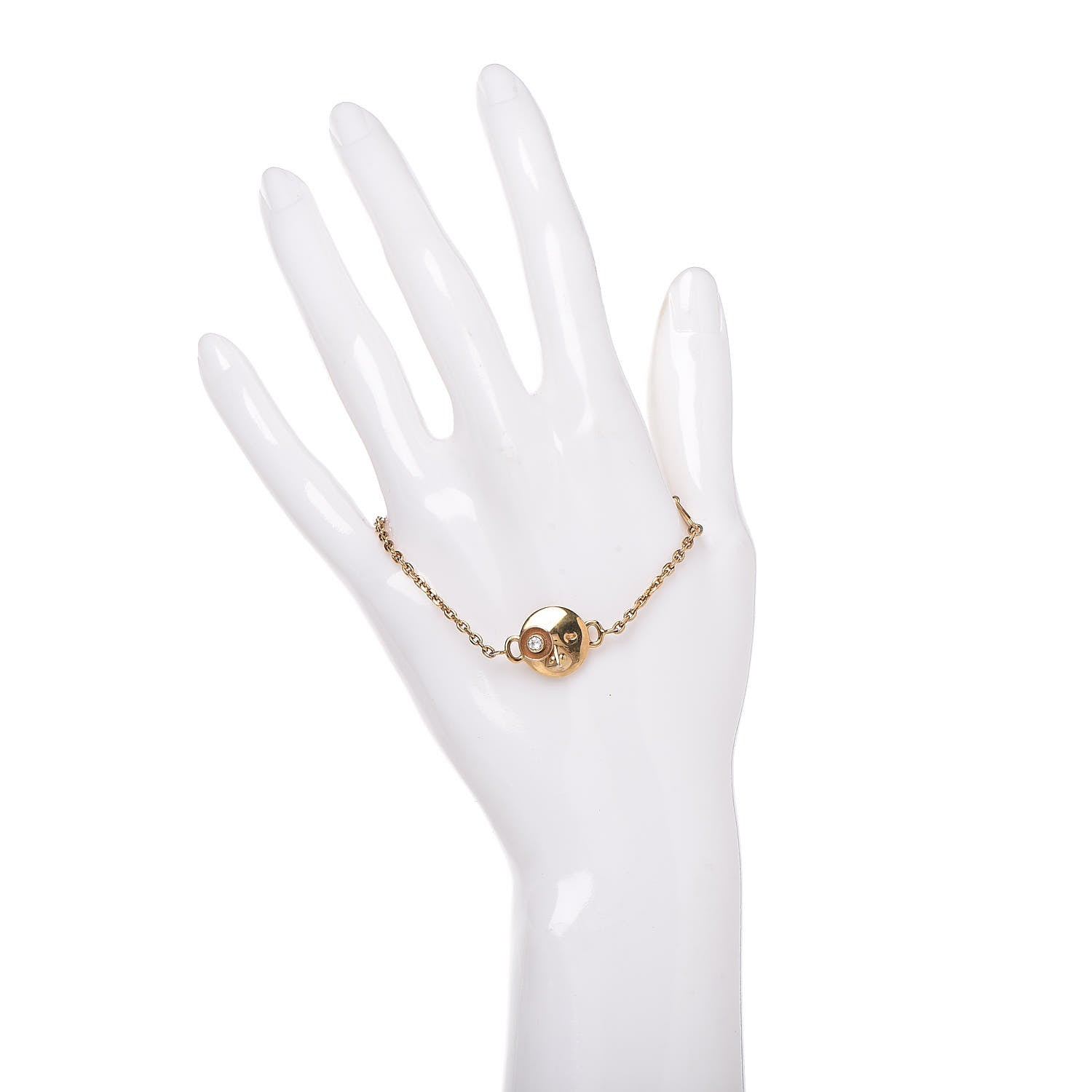Louis Vuitton Brass Monkey Bracelet Gold 2 of 9