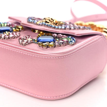 Versace Satin Crystal Studded Mini La Medusa Bag English Rose 9 of 9