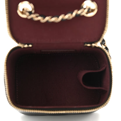 Chanel Caviar Quilted Mini Vanity Case With Chain Black 5 of 11