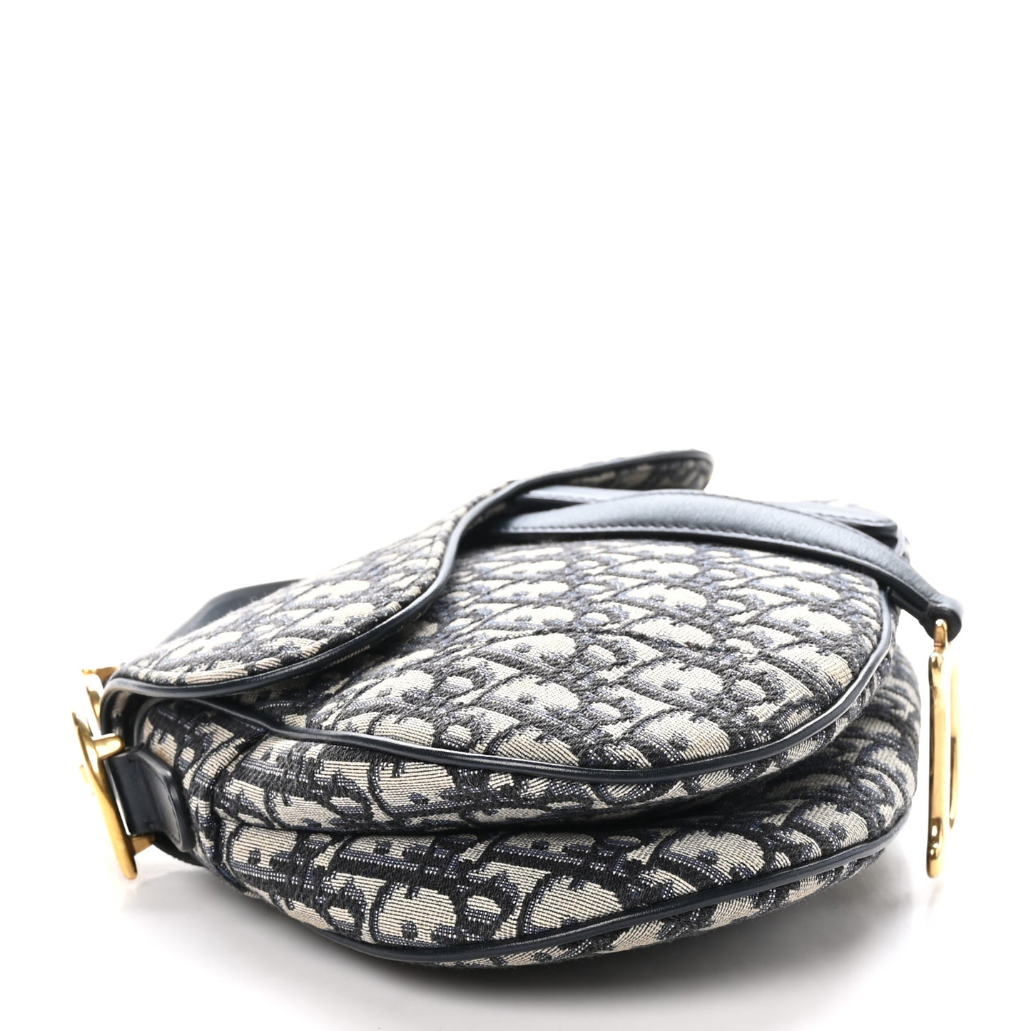 Oblique Saddle Bag Blue