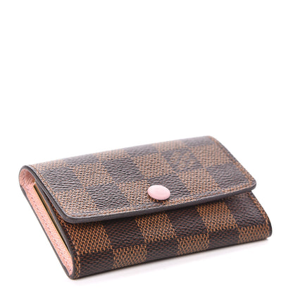 Louis Vuitton Damier Ebene Multicles 6 Key Holder Rose Ballerine 4 of 8