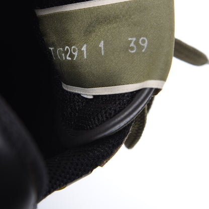 Valentino Garavani Nappa Suede Camouflage Womens Rockrunner Sneakers 39 Military Green 8 of 9