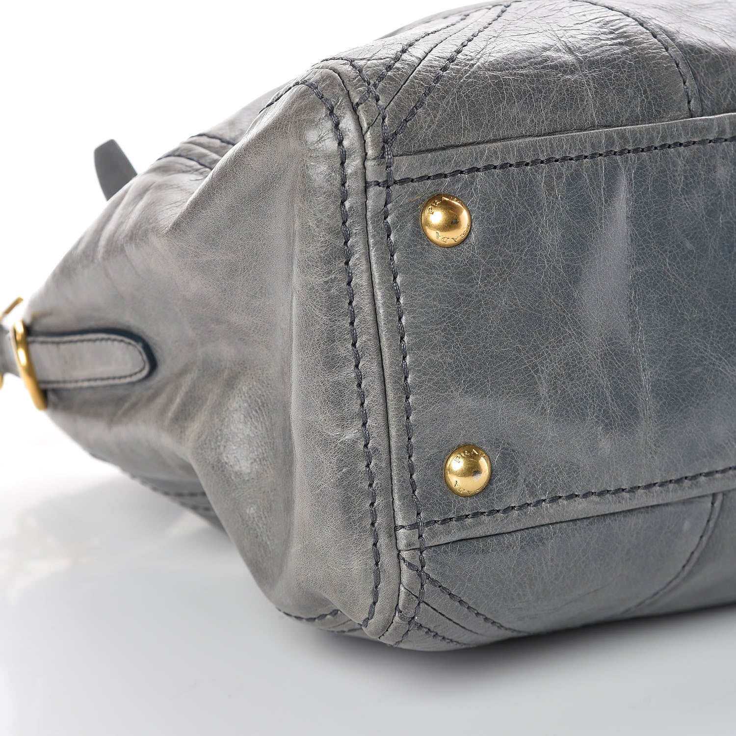 Prada Vitello Shine Shopping Satchel Avio 11 of 14