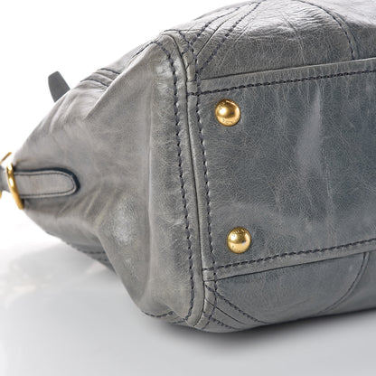 Prada Vitello Shine Shopping Satchel Avio 11 of 14