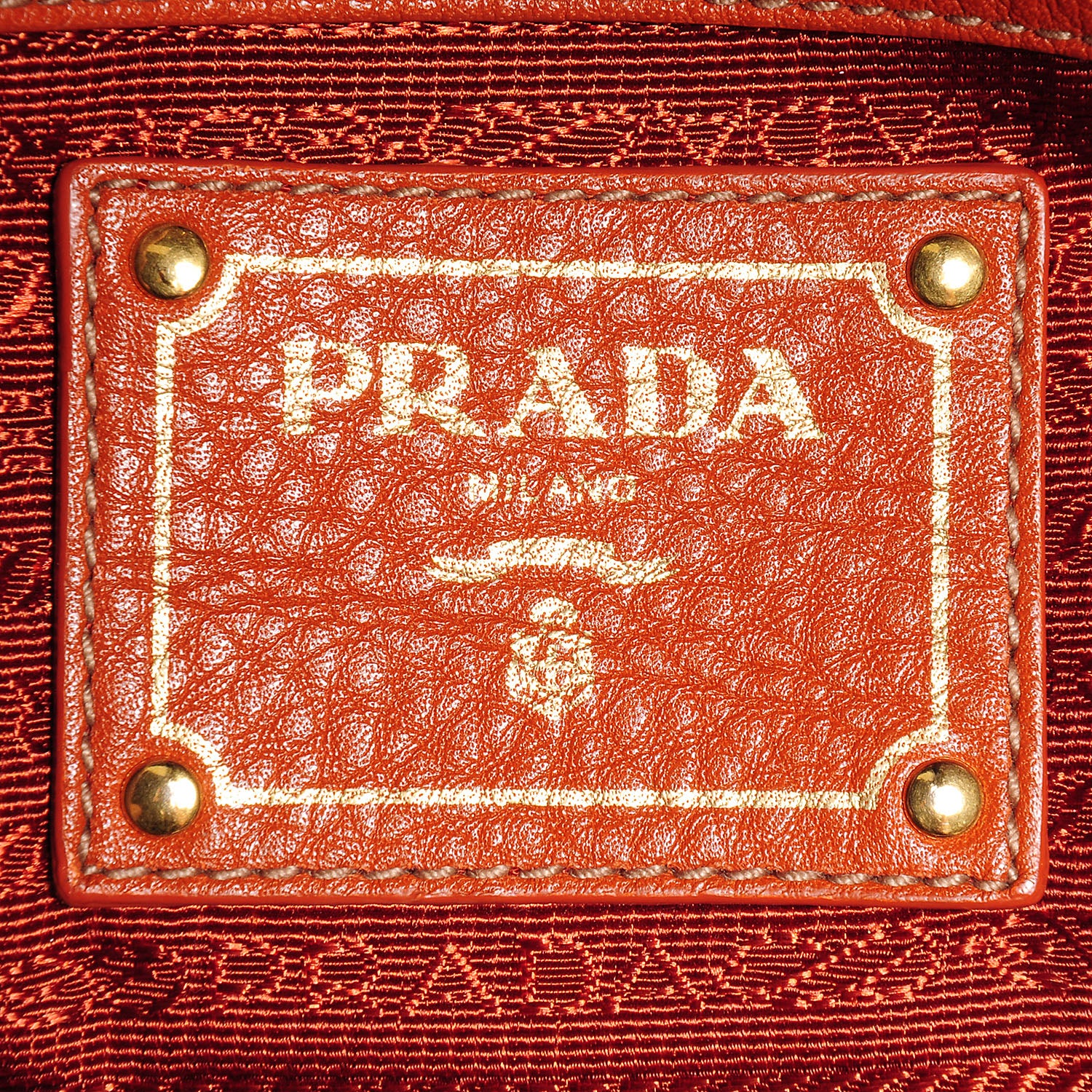 Prada Vitello Daino Shopping Tote Rame 8 of 9