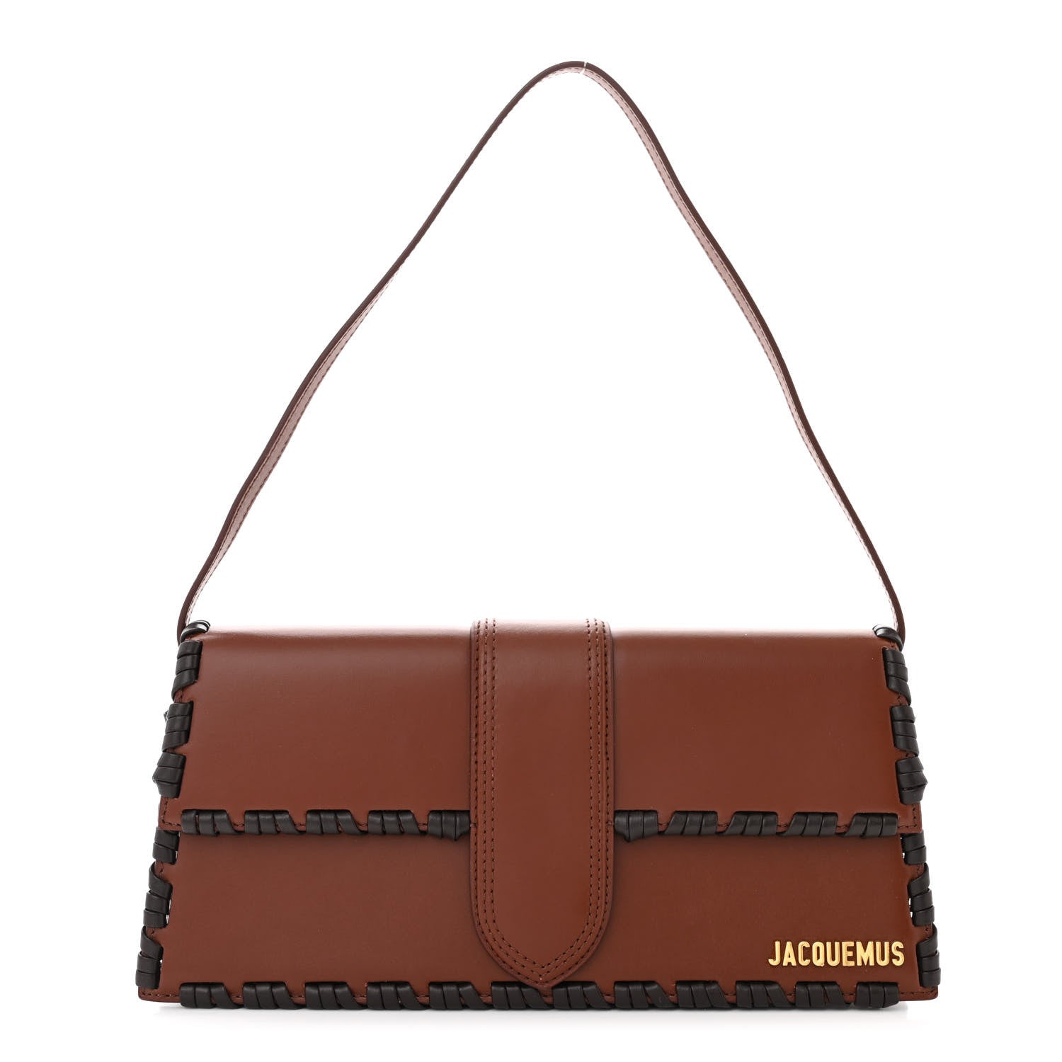 Jacquemus Smooth Calfskin Lacet Le Bambino Long Brown 1 of 10