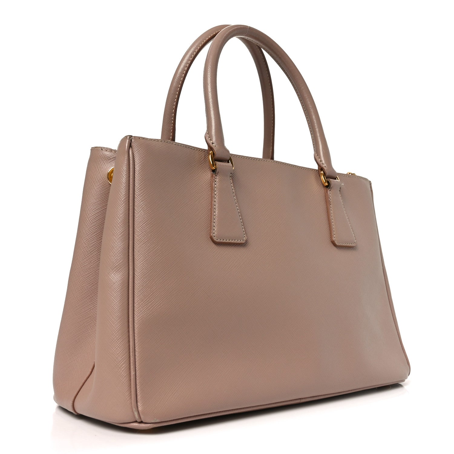 Prada Saffiano Small Galleria Double Zip Tote Cammeo 3 of 9