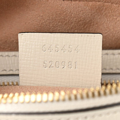 Gucci Azalea Calfskin Small Horsebit 1955 Shoulder Bag Mystic White 9 of 13