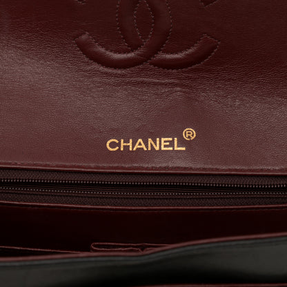 Chanel Lambskin Quilted Medium Double Flap Black 5 of 12