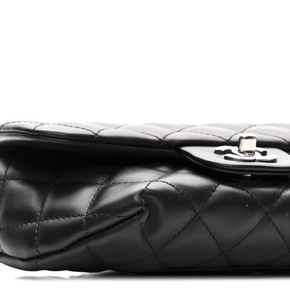 Chanel Calfskin Quilted CC Uniform Flap Belt Bag Black 9 of 10