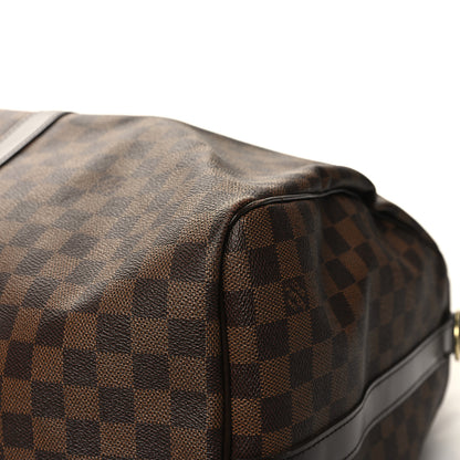 Louis Vuitton Damier Ebene Keepall Bandouliere 55 9 of 11