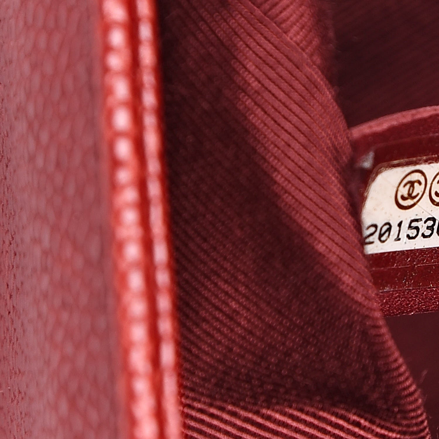 Chanel Caviar Quilted Medium Boy Flap Dark Red 7 of 15