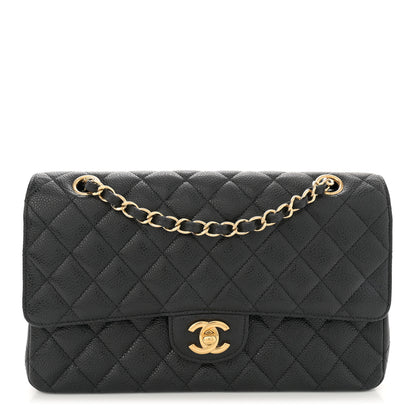 Chanel Caviar Quilted Medium Double Flap Black 1 of 11