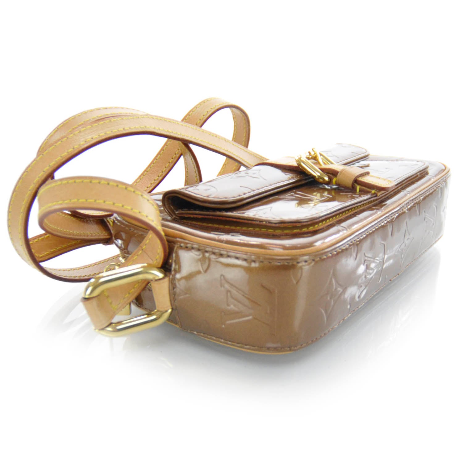 Louis Vuitton Vernis Christie MM Bronze 4 of 6