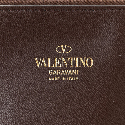 Valentino Garavani Toile Iconographe Goatskin Le Troisieme Shopping Bag Naturale Black Fondant 7 of 14
