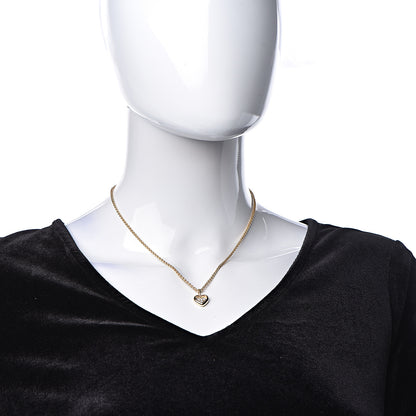 Chopard 18K Yellow Gold Happy Diamonds Icons Floating Heart Pendant Necklace 2 of 7