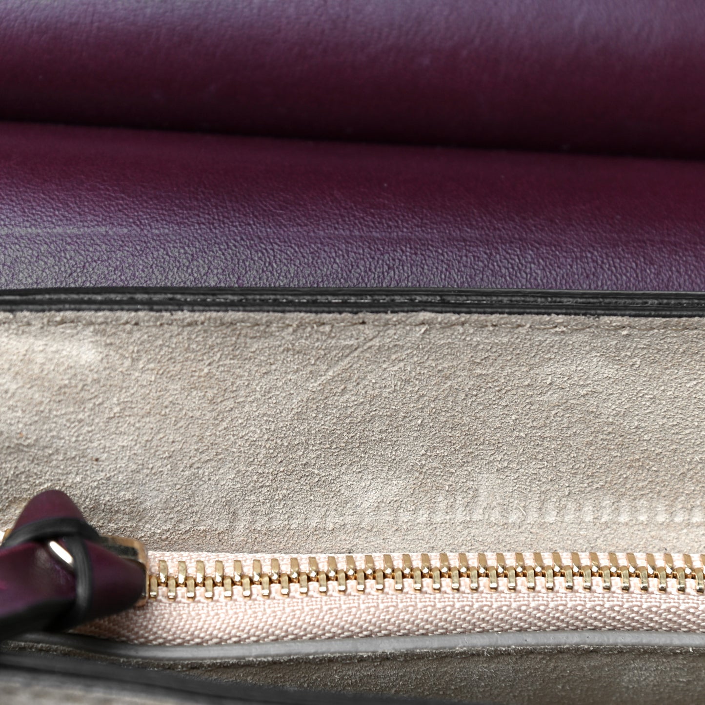 Calfskin Suede Medium Faye Shoulder Bag Intense Violine