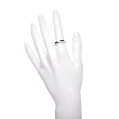 Tiffany Platinum Diamond 4mm Etoile Band Ring 50 5.5 2 of 5
