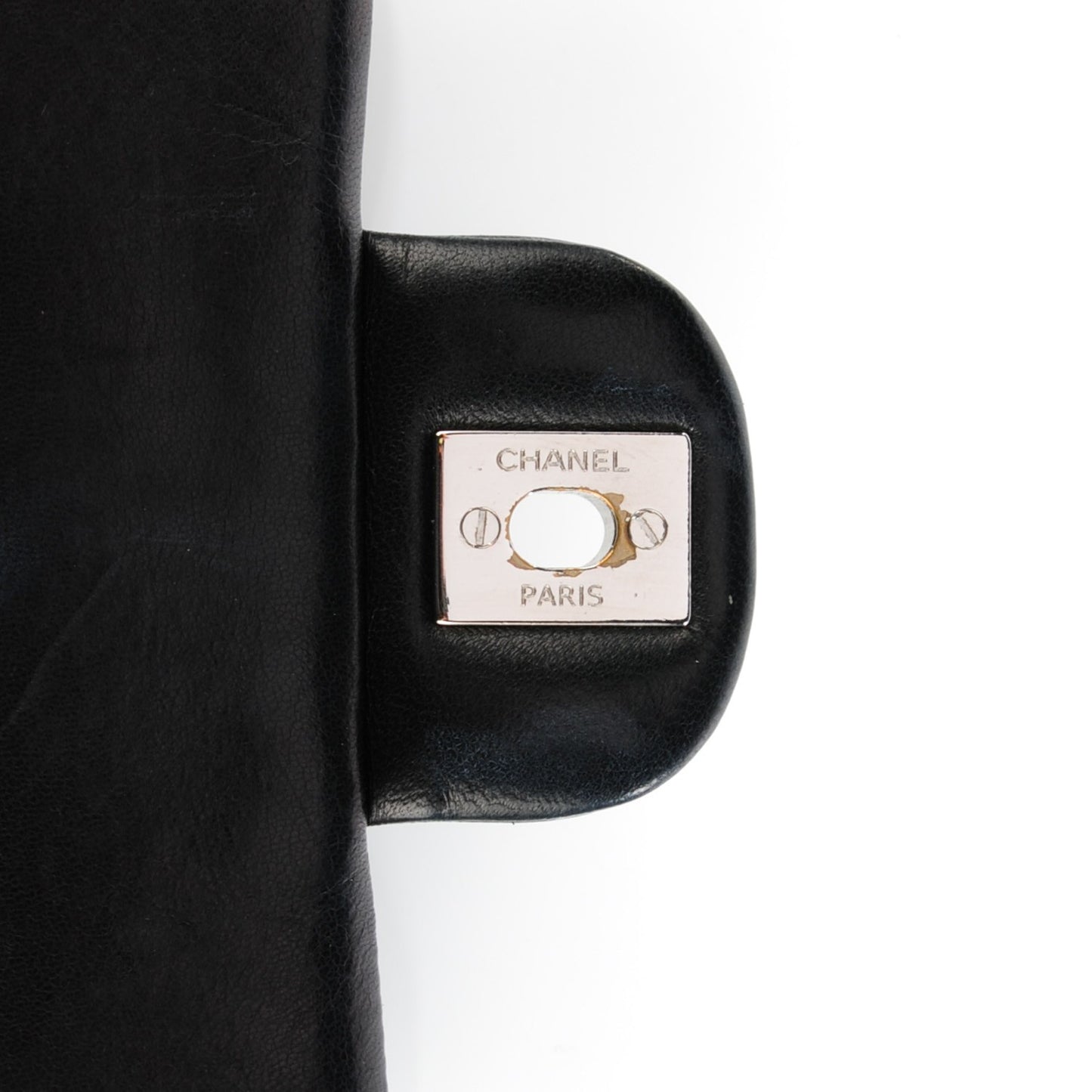 Lambskin Quilted Mini Square Flap Black