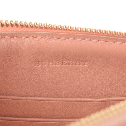 Burberry Haymarket Check Small Peyton Crossbody Clutch Bag Dusty Pink 6 of 8