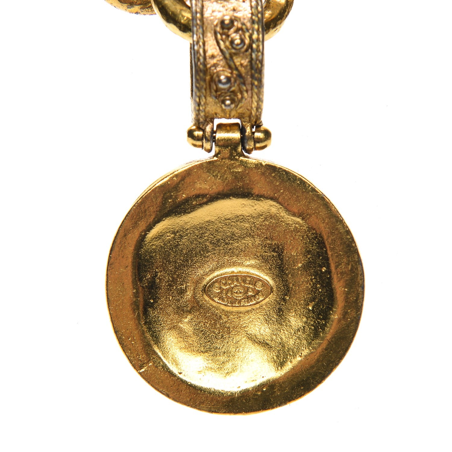Chanel CC Medallion Chain Bracelet Gold 5 of 5
