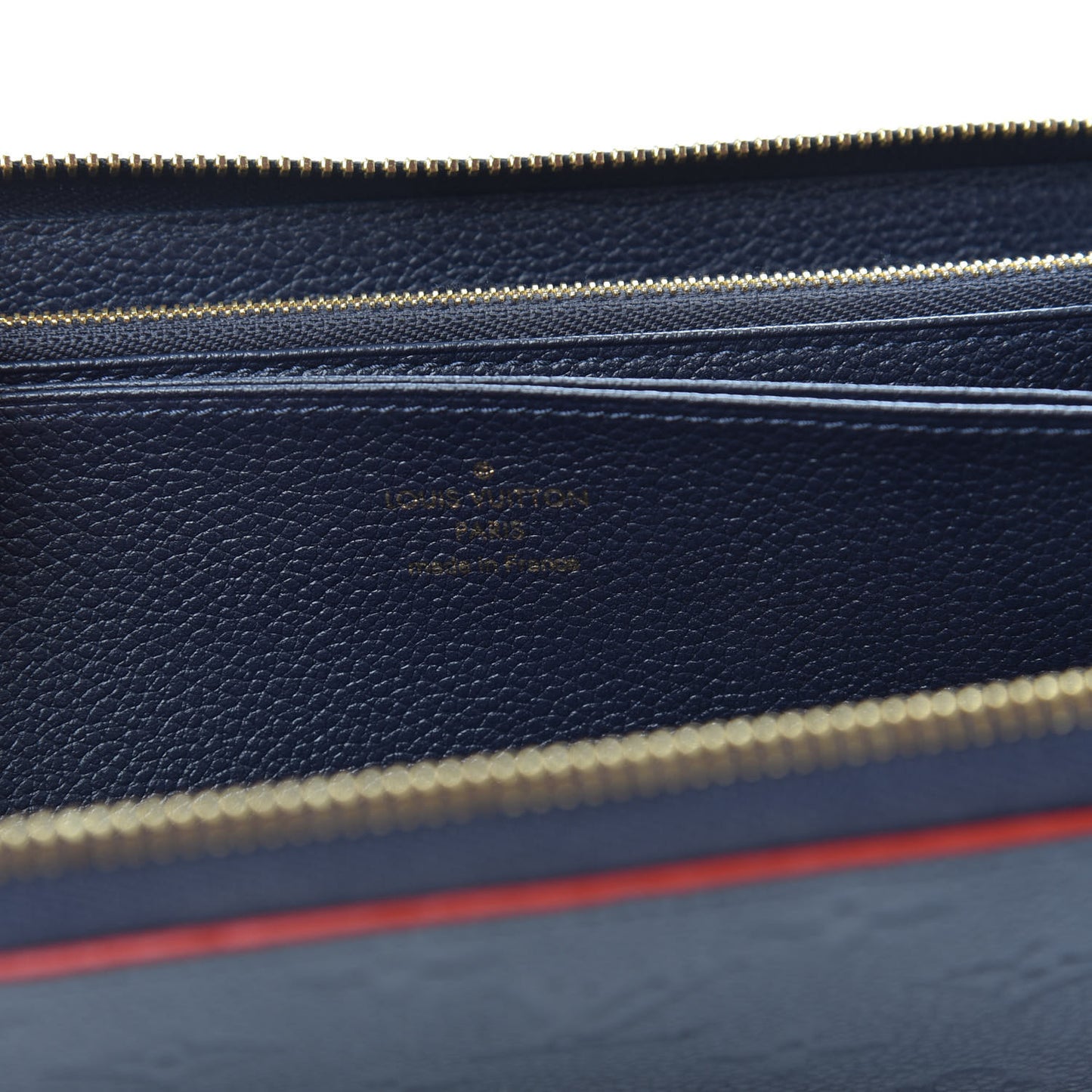 Empreinte Zippy Wallet Marine Rouge