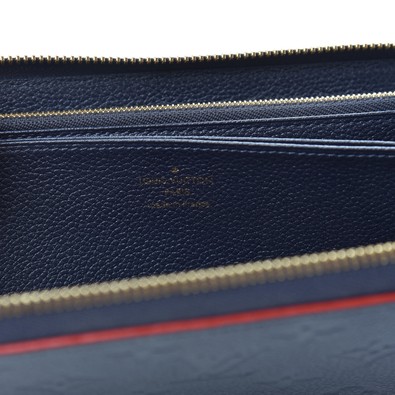 Louis Vuitton Empreinte Zippy Wallet Marine Rouge 6 of 9