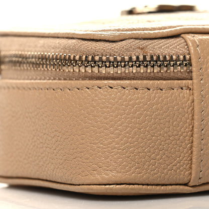 Chanel Caviar Chevron Quilted Mini Boy Clutch With Chain Beige 9 of 11