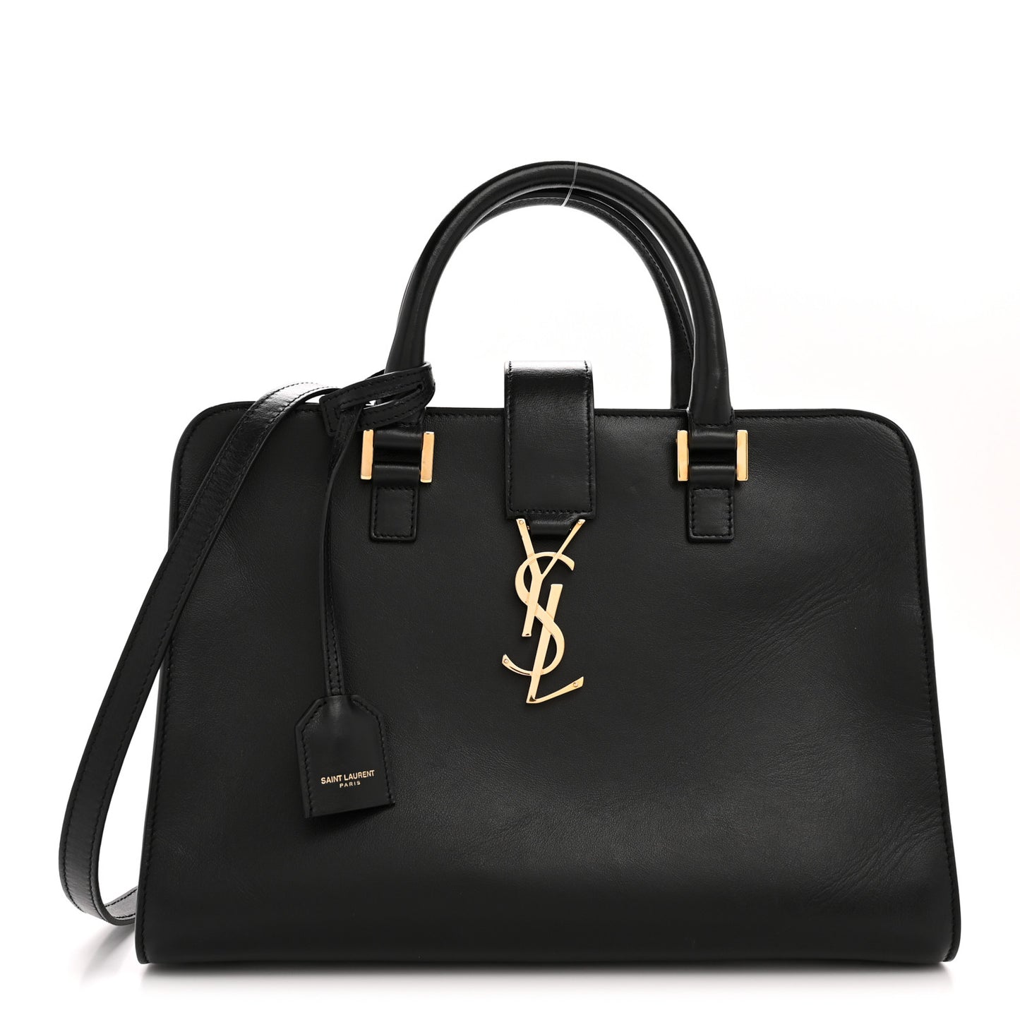 Smooth Calfskin Small Monogram Cabas Black