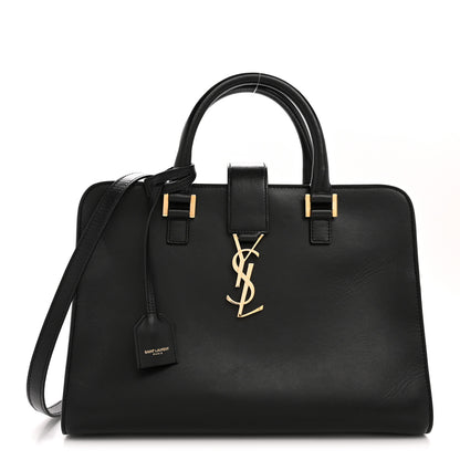 Saint Laurent Smooth Calfskin Small Monogram Cabas Black 1 of 13