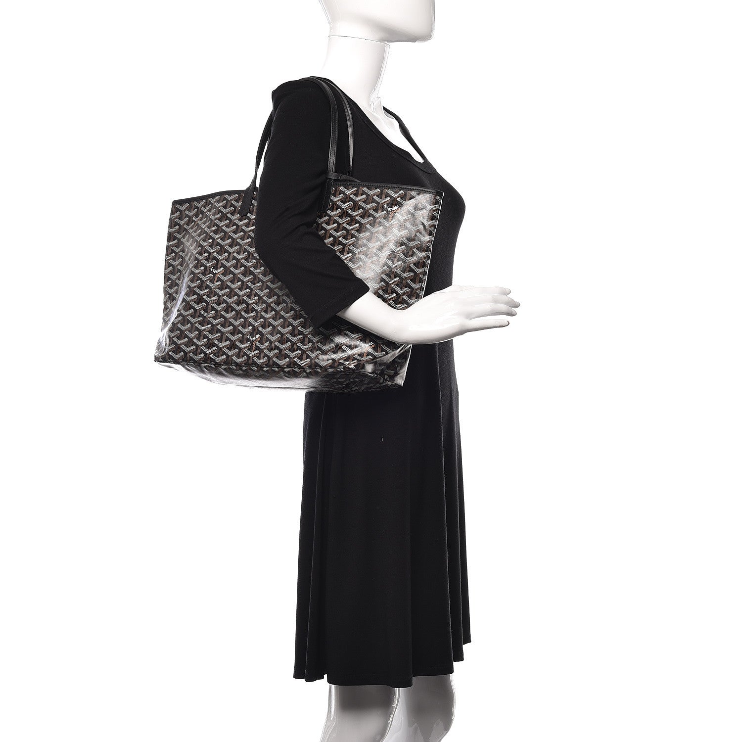 Goyard Goyardine Saint Louis PM Black 2 of 12
