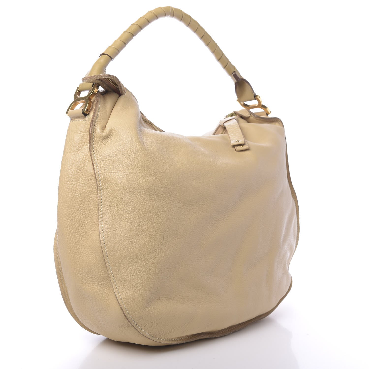 Chloe Calfskin Large Marcie Hobo Beige 3 of 16