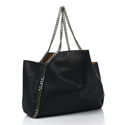 Stella McCartney Shaggy Deer Falabella Reversible Tote Black 4 of 9