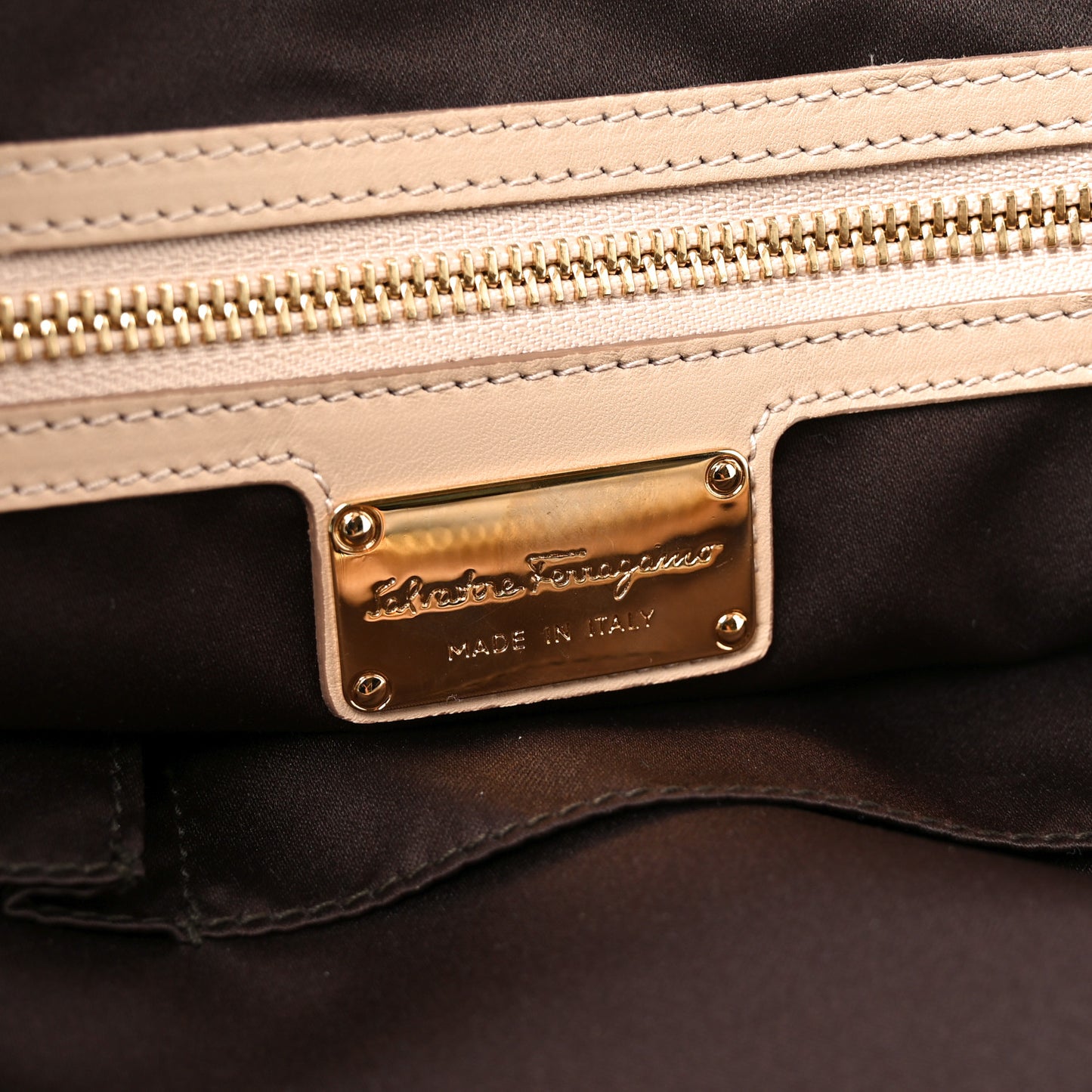 Calfskin Fiamma Bag New Bisque