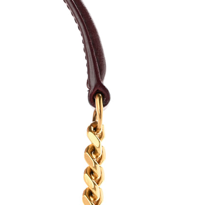 Saint Laurent Calfskin Medium Monogram Sunset Pallisandre 17 of 20