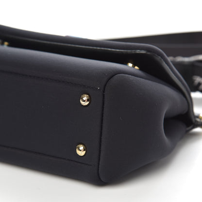 Dolce & Gabbana Neoprene Small Miss Sicily Satchel Black 8 of 9